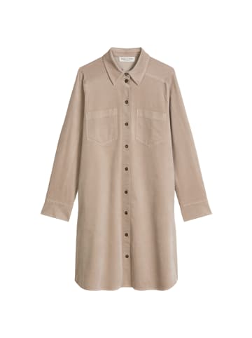 Marc O'Polo Samt-Hemdblusenkleid regular in Chalky Mauve