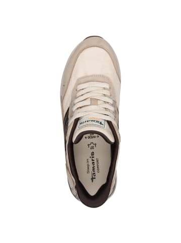 Tamaris WIDE FIT Sneaker in BEIGE COMB