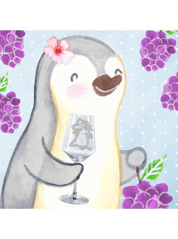 Mr. & Mrs. Panda Rotweinglas mit Gravur Axolotl Tequila ohne Spruch in Transparent