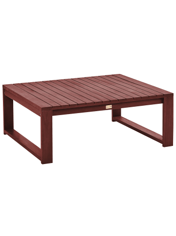 Beliani Couchtisch TIMOR in Braun - (W) 75 x (H) 35 x (L) 90 cm