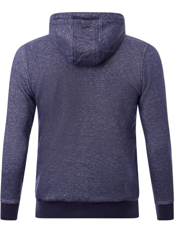 RESLAD Sweatjacke Meliert in navyblau