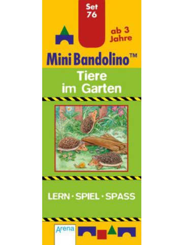 Arena Verlag MiniBandolino (Spiele), 76 Tiere im Garten in bunt