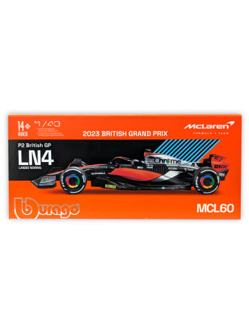 Bburago F1 McLaren MCL60 '23 #4 Norris, Maßstab 1:43 in mehrfarbig