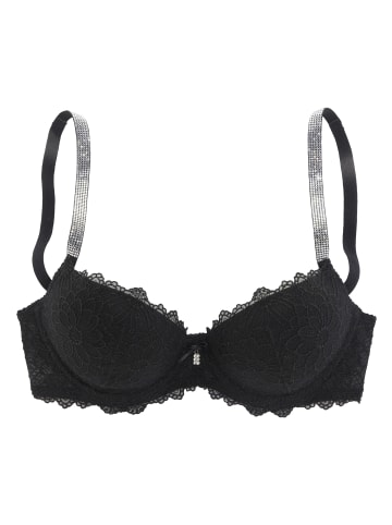 LASCANA Push-up-BH in schwarz