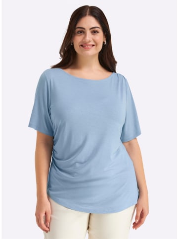 sheego Shirt in bleu