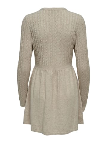 ONLY Strickkleid in Weathered Teak