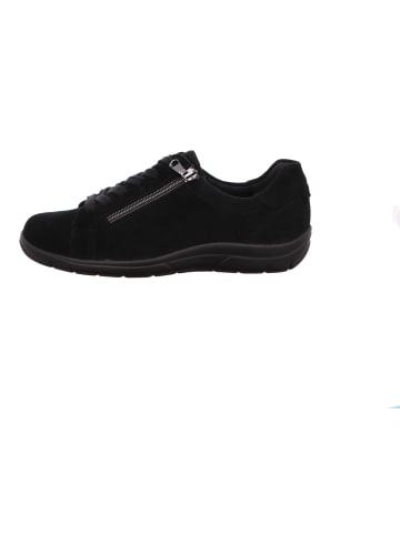 Semler Komfort Schnürschuh in schwarz