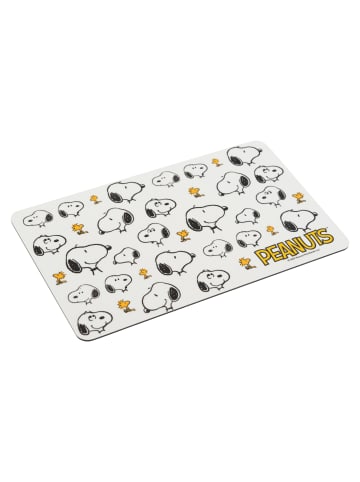Snoopy Peanuts Snoopy Brettchen Allover Schneidebrettchen in weiß
