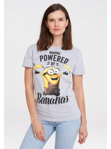 Logoshirt T-Shirt Minions in grau-meliert