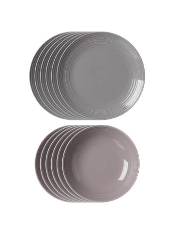 Ritzenhoff & Breker 12er Set Tafelservice Levi in Grau