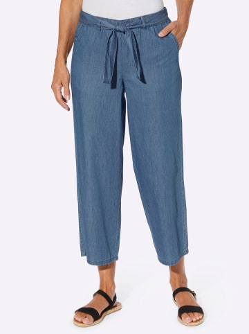 Sieh an! Culotte in blue-bleached