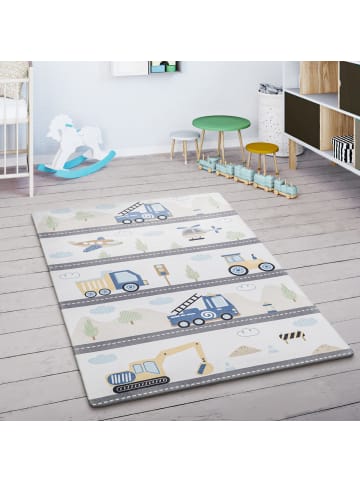 KADIMA DESIGN Kinderteppich waschmaschinenwaschbar Straße Kinderzimmer in Mehrfarbig