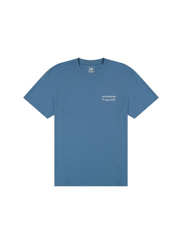 Lee T-Shirt Workwear Soul in Work Blue