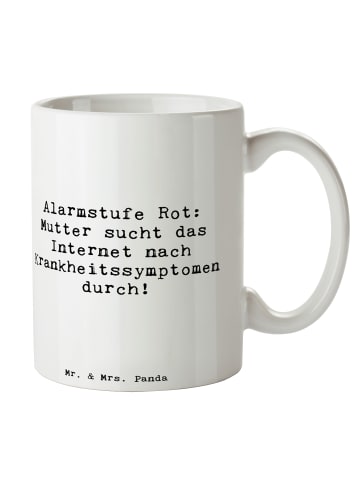 Mr. & Mrs. Panda Tasse Alarmstufe Rot: Mutter sucht das Internet... in Weiß