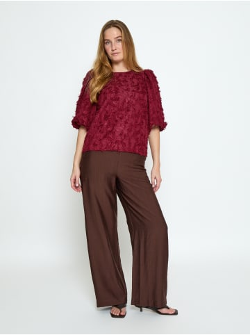 Peppercorn Bluse in Maroon Red