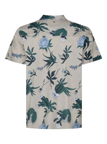 Petrol Industries Shirt in Übergröße mit Allover-Print Nomad in Braun