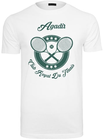 Mister Tee T-Shirt "Agadir Club Royal Tee" in Weiß