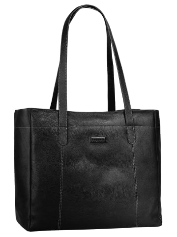 Bugatti Reisetasche ELSA echt Leder in schwarz
