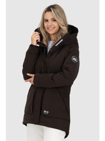 alife and kickin Winterjacke FloraAK A in ground coffee