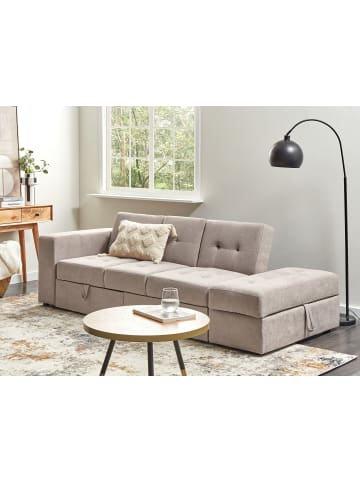 Beliani 2-tlg 3-Sitzer Sofa FALSTER in Braun