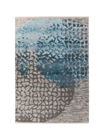 Kayoom Kurzflor Teppich Milan 425 in multi - blau - rechteckig