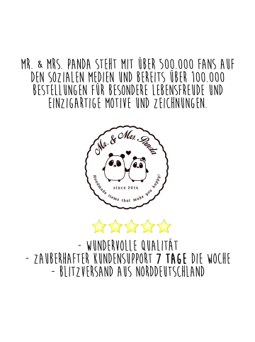 Mr. & Mrs. Panda Gartenlaterne Pinguin mit Kind mit Spruch in Transparent