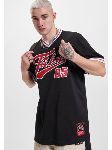 FUBU FUBU Mesh-T-Shirts in black/red/white