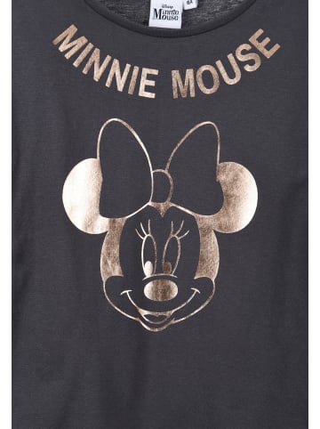 Disney Minnie Mouse Kinder Langarmshirt Longsleeve in Grau