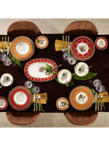 Villeroy & Boch 6er Set Speiseteller Samarkand Rubin ø 27,7 cm in bunt