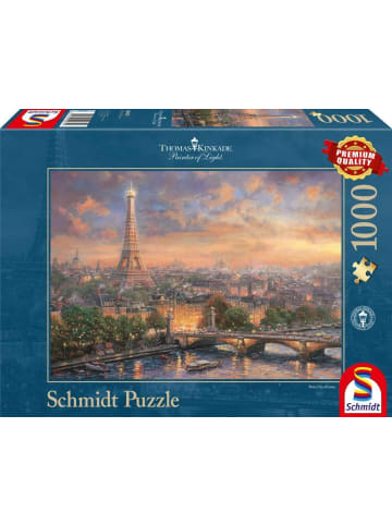 Schmidt Spiele Thomas Kinkade, Paris, Stadt der Liebe Puzzle 1.000 Teile