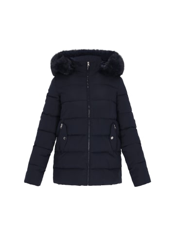 Usha Women Coat in navy