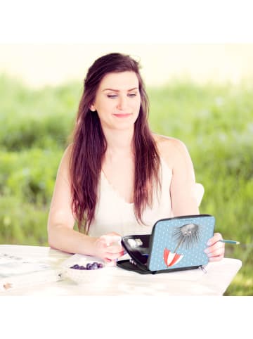 Mr. & Mrs. Panda Federmäppchen Seeigel ohne Spruch in Blau Pastell