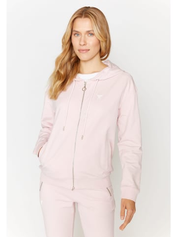 ANGELS  Kapuzensweatshirtjacke Sweatjacke Hoodie Zip in Pastell in ROSA