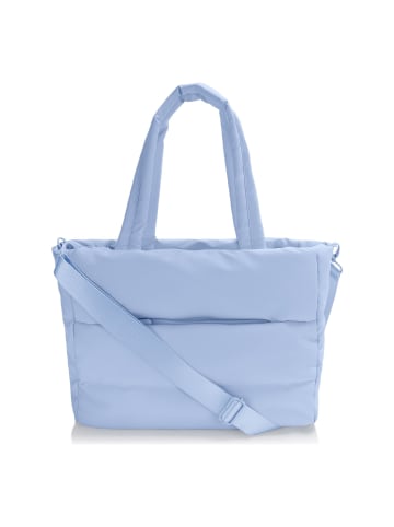 Heys Puffer Shopper Tasche 43 cm Laptopfach in blue