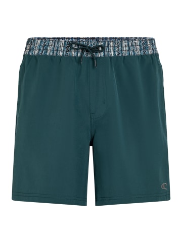 O`Neill Pocket Print 16'' Swimshorts in Petrol