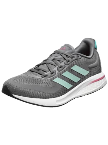 adidas Performance Laufschuh Supernova in dunkelgrau / türkis