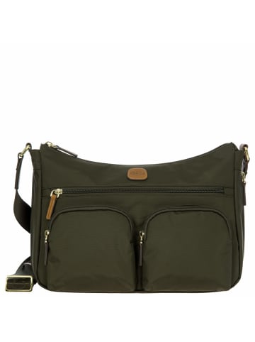 BRIC`s X-Bag Shopper M - Schultertasche 34 cm (ocean blue) in olive