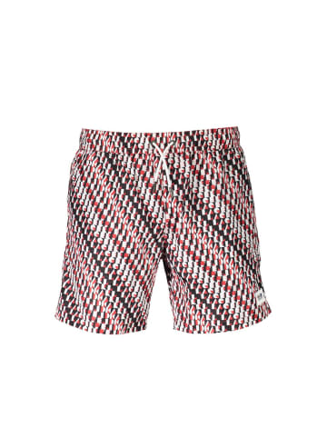 Karl Lagerfeld Schwarze Polyester-Badeshorts
