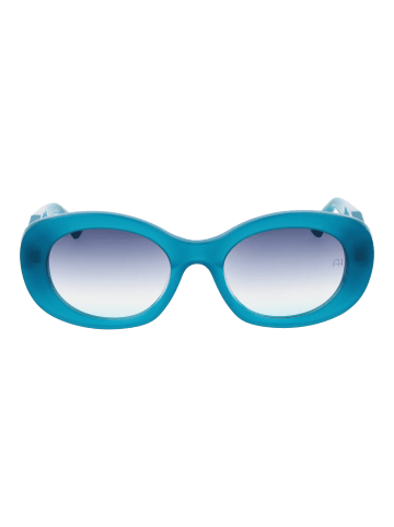 Ana Hickmann Frauen Sonnenbrille Oval Blau
