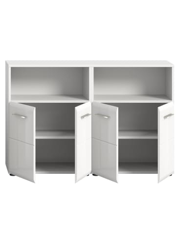ebuy24 Badmöbelset Ice (2-teilig) Weiß 120 x 32 cm