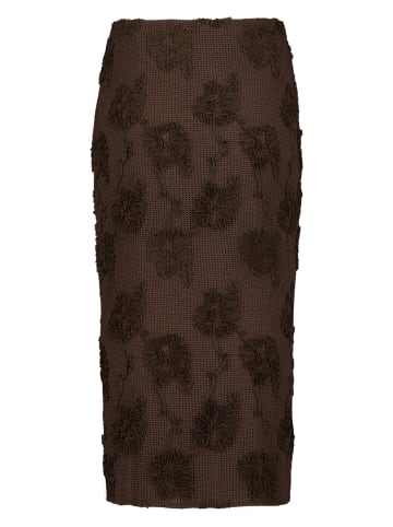 Zero  Casual-Rock mit elastischem Bund in Chocolate Plum