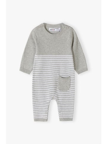 Minoti Strampler babyprem 9 in graumeliert