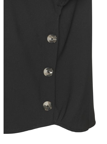 Vivance Kurzarmbluse in schwarz
