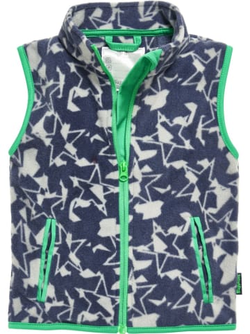 Playshoes Weste "Fleece-Weste Sterne-Camouflage" in Grau