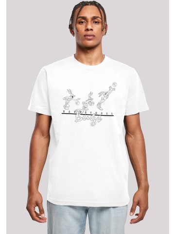 F4NT4STIC T-Shirt Looney Tunes Basketball Bugs in weiß