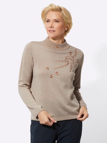 WITT WEIDEN Stehkragenpullover in beige