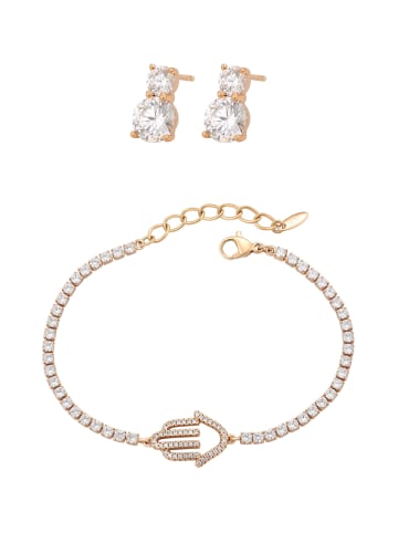 faina Women Jewelry Set in gold