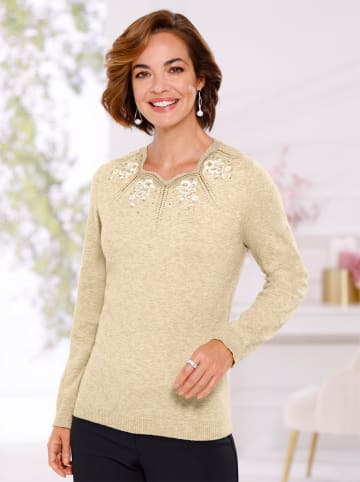 WITT WEIDEN Pullover in beige-meliert