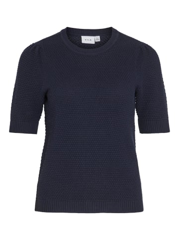 Vila Strickoberteil in Navy Blazer