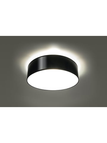 Nice Lamps Deckenleuchte ATIS 35 in Schwarz ø35cm (H)11cm